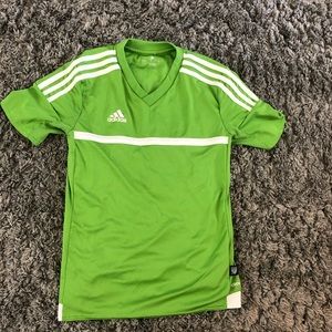 Adidas green T shirt (climcool)